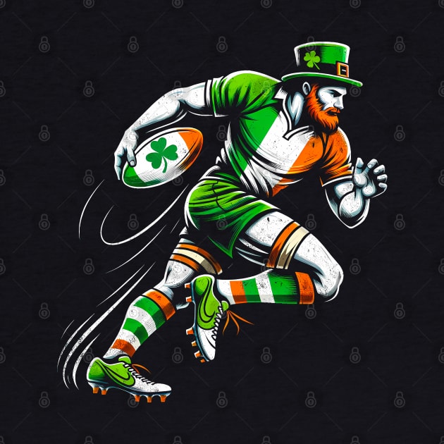 Leprechaun League: Irish Rugby Champion St. Paddy's Shirt by Klimek Prints